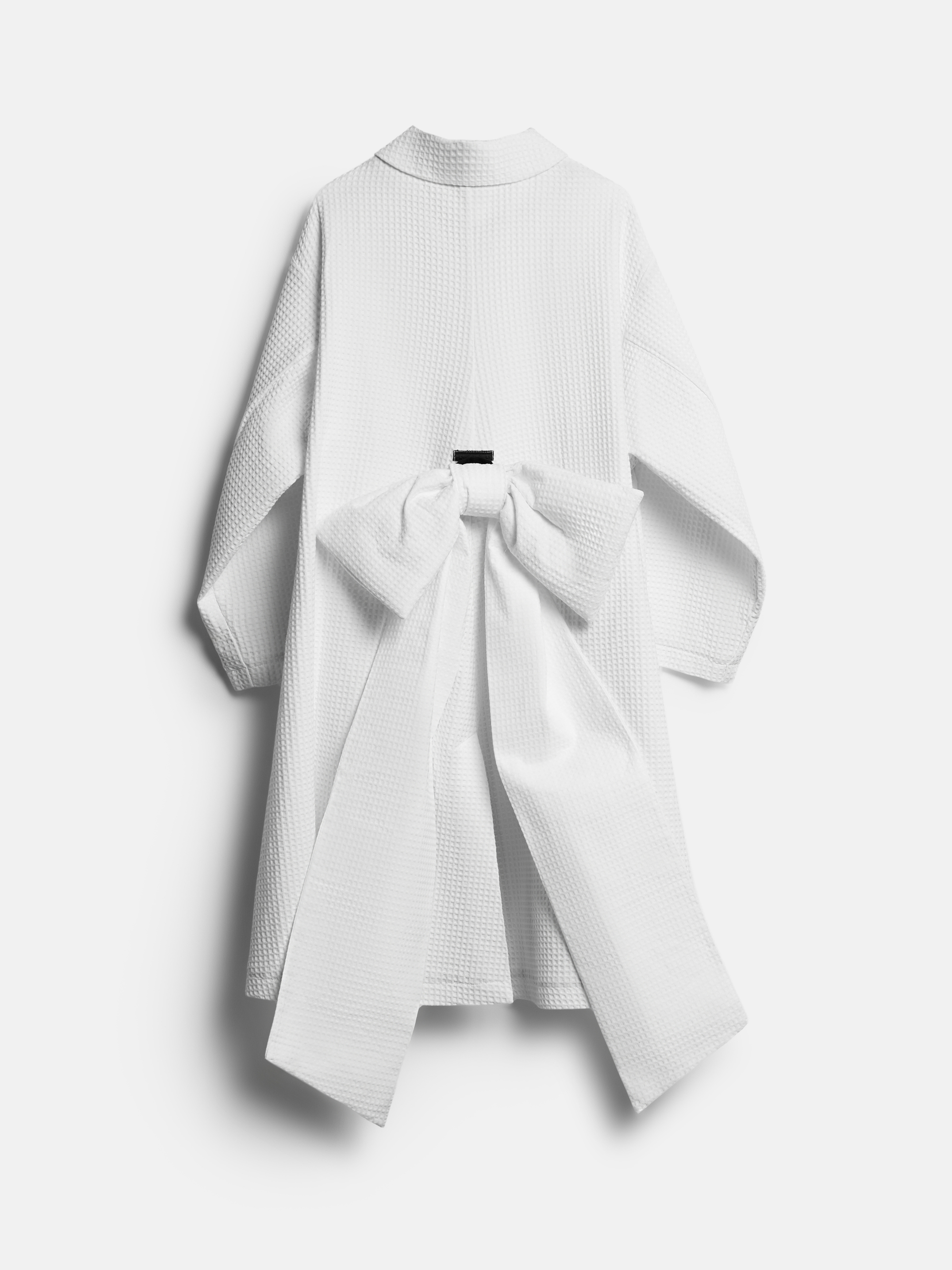 ПЛАТЬЕ ПЛАЩ С БАНТОМ