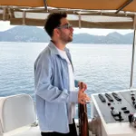 Рубашка Смерч #4 Вельветовая Голубая