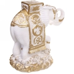 Копилка из гипса «Слон индийский на камнях» 26*28см белый