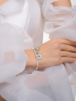 Браслет "Crystal sun pearl" Silver