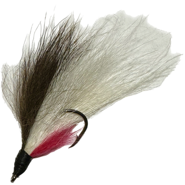 Муха Стример на Одинарном кр. Цвет Ассорти 1шт Из натурального волоса козы