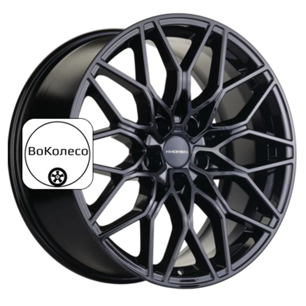 8,5x19/5x112 ET38 D66,6 KHW1902 (Mercedes) Black Khomen Wheels