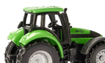 Трактор DEUTZ-FAHR с 4хколесным прицепом, Siku