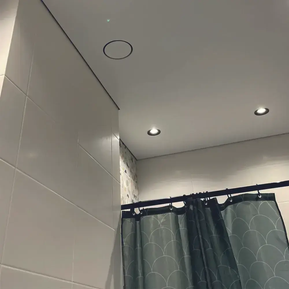 Теневой диффузор для натяжного потолка с ЭЛЕКТРОВЕНТИЛЯТОРОМ.