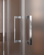 Душевой уголок Cezares MOLVENO-AH-22-130/120-P-Cr, 130х120х195, профиль хром, стекло Punto матовое