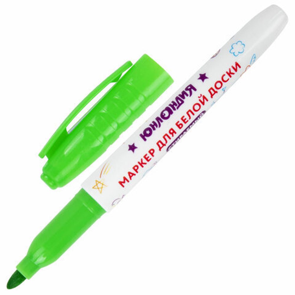 Маркеры стираемые для белой доски НАБОР 10 ЦВЕТОВ, ЮНЛАНДИЯ "COLORWAY", 3 мм, 152100