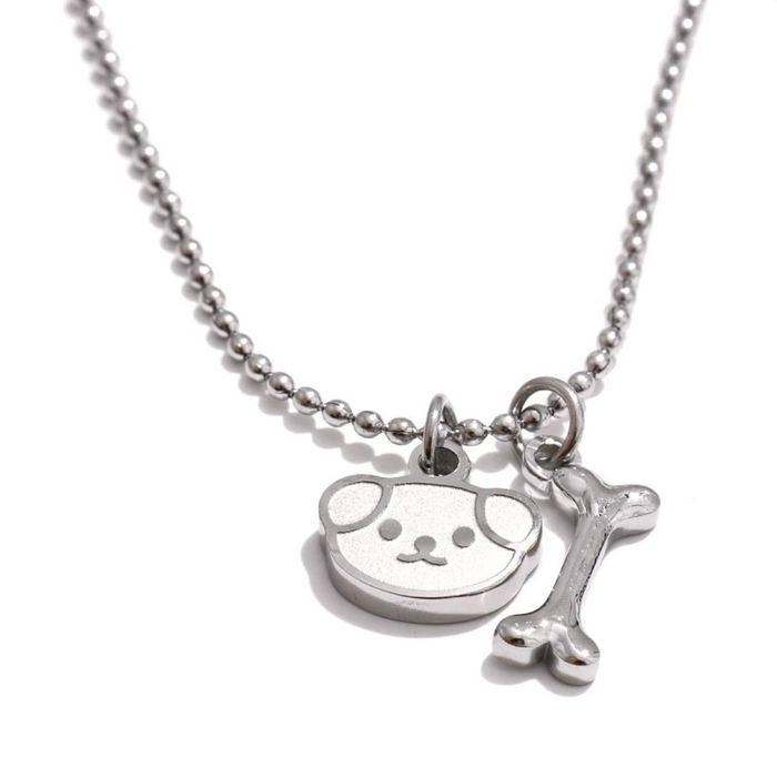 Цепочка I love dogs silver