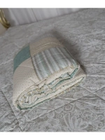 Одеяло 1.5 зимнее всесезонное утепленное лен хлопок