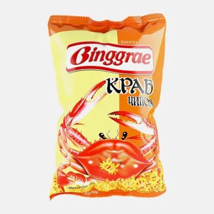 Чипсы Binggrae с Крабом 130г