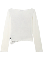 Женский Лонгслив Off-white Vintage Print Asymmetric