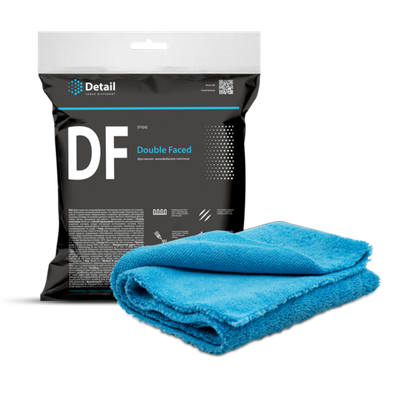 Detail Микрофибровая салфетка DF "Double Faced", двухсторонняя, ультразвук. 40*40