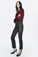 Джинсы bootcut cropped с высокой посадкой — zw collection