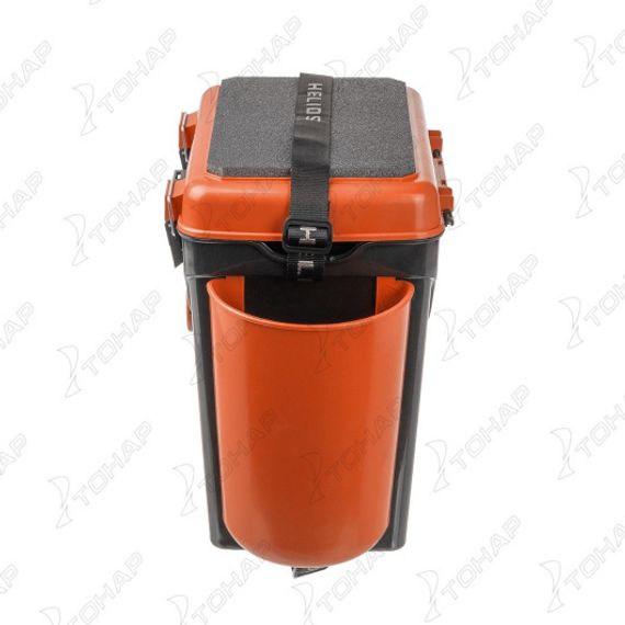 Ящик зимний Helios "FishBox" односекционный (10л) оранжевый