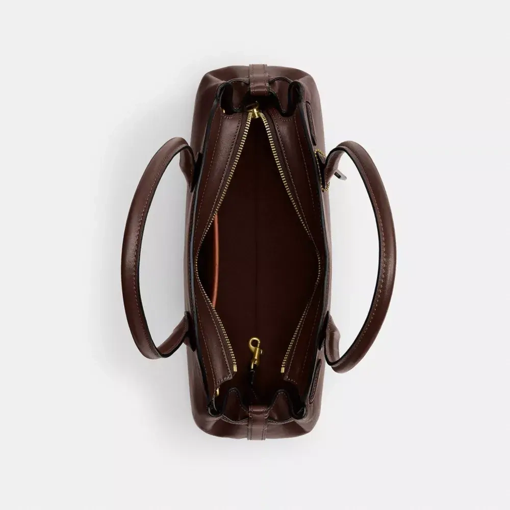 COACH СУМКА EMPIRE 34, ТЕМНО-КОРИЧНЕВЫЙ