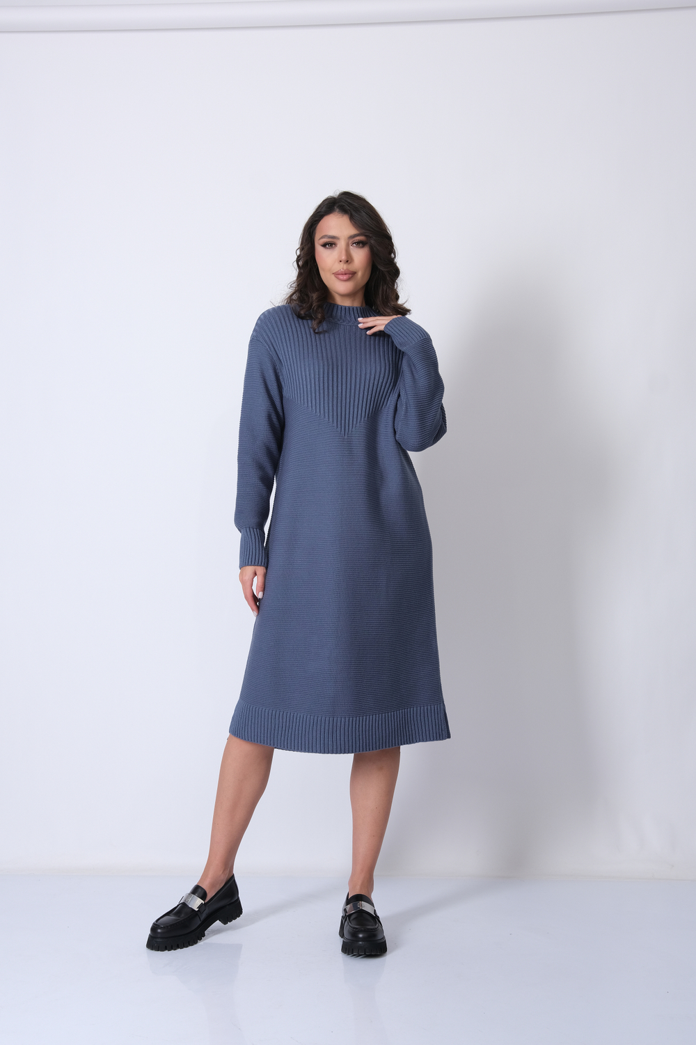 Платье Д 2976/джинс