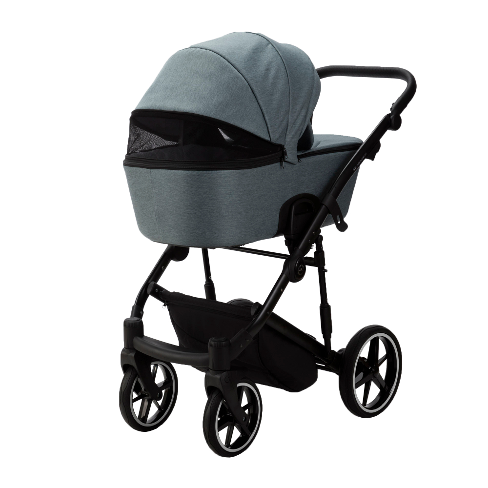 Детская универсальная коляска Adamex MOBI LUX TK-54 (2в1) Серая ткань
