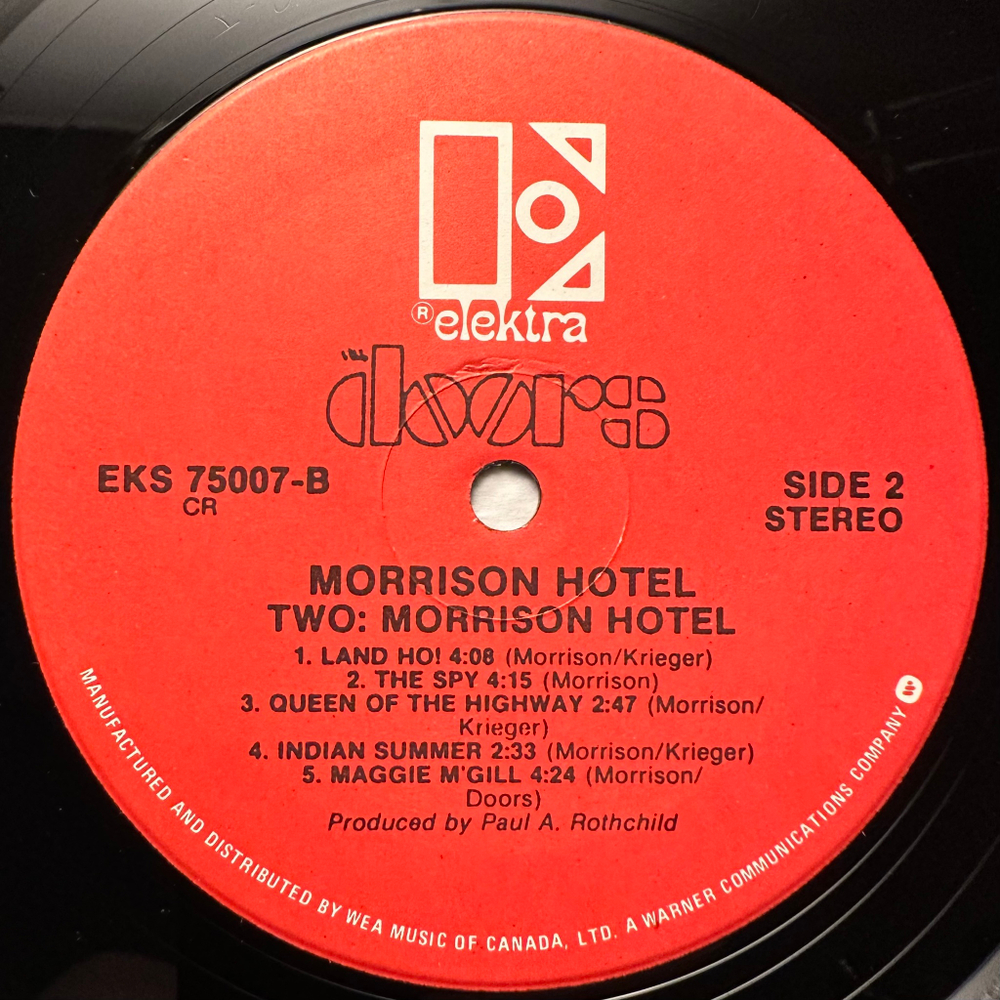 The Doors - Morrison Hotel (Канада)