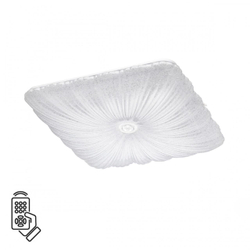 7730/72L PIKO LED SN 000 Светильник металл/пластик/белый/прозрачный LED 72Вт 3000-6000K 490х490 IP20 пульт ДУ FORTUNA