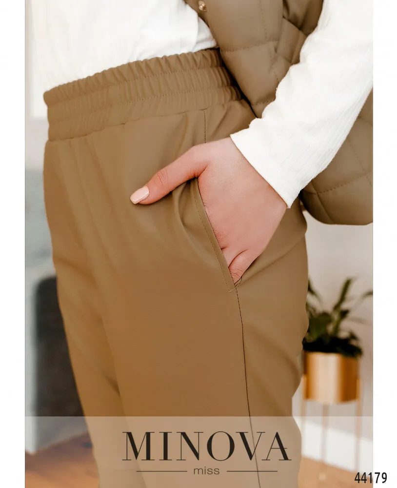 Брюки 2153-бежевый Minova