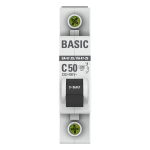 Автоматический выключатель 1P 50А (C) 4,5кА ВА 47-29 Basic
