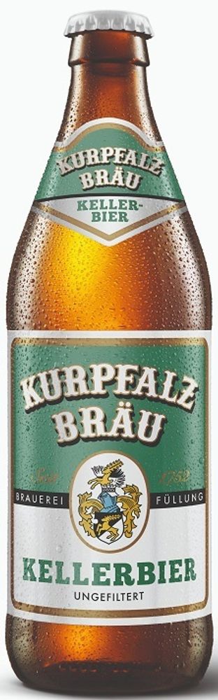 Пиво Курпфальц Брой Келлербир / Kurpfalz Brau Kellerbier 0.5 - стекло