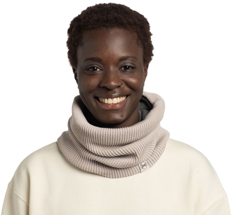 Шарф Buff Knitted & Fleece Neckwarmer Renvi Birch Gray Фото 3