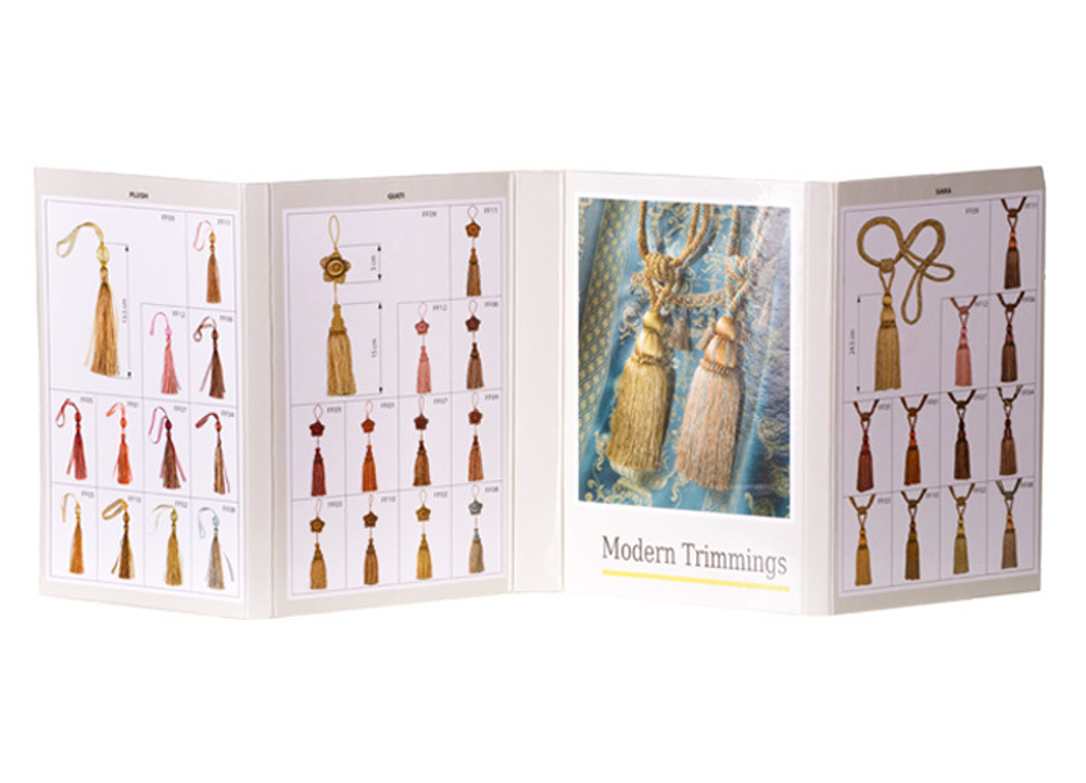 Розетка с кисточкой Modern Trimmings арт. Giati col. FF01 (высота кисти 15 см)