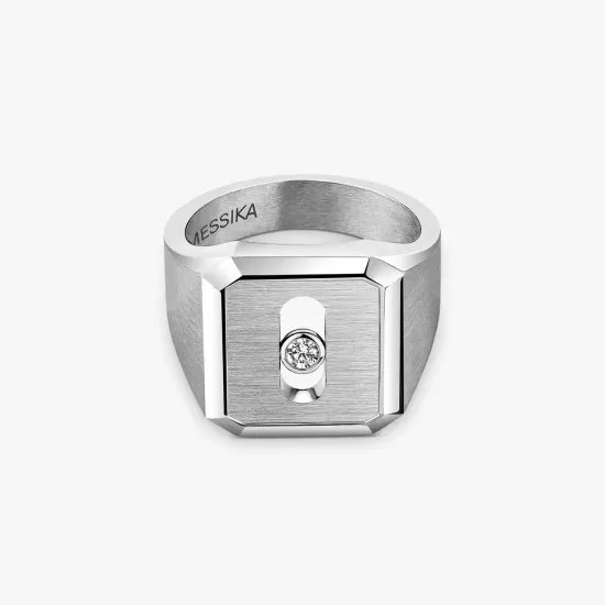 Messika Move Titanium signet ring