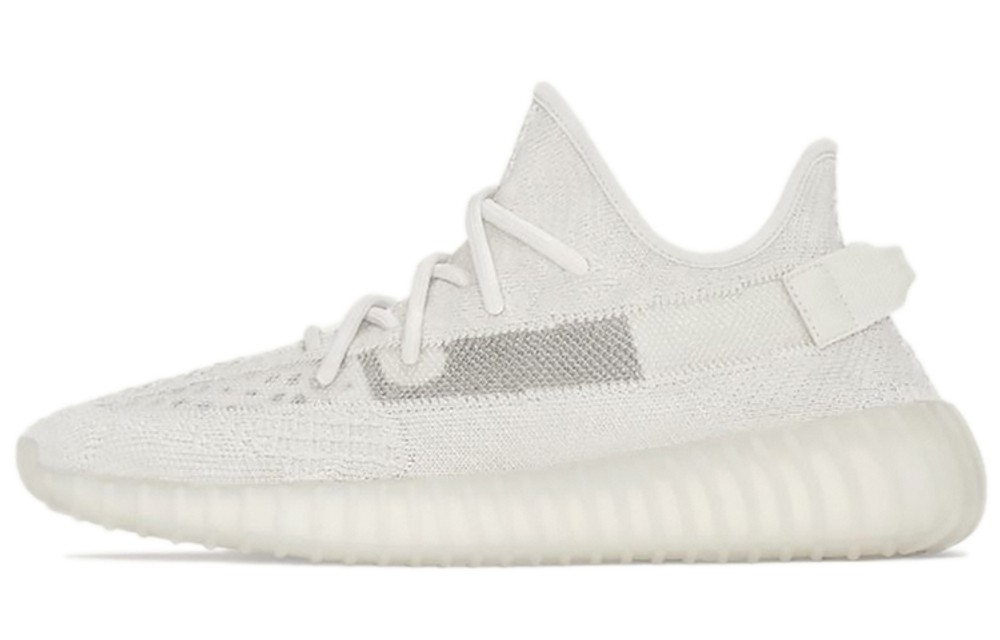 Adidas originals Yeezy Boost 350 V2 ice cream "Bone" fabric shock absorption, non-slip, wear-resistant, breathable, lightweight, low-cut casual shoes for men and women the same style white