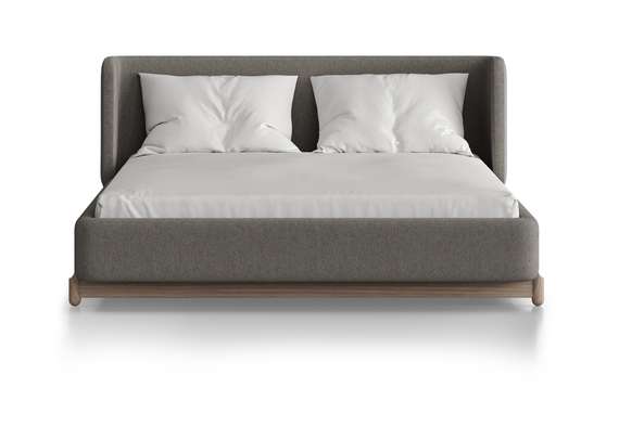 Кровать Basic спальное место 140*200 см (капучино, твид)