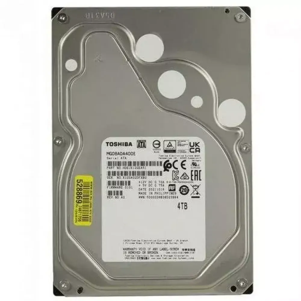 Корпоративный Жесткий Диск HDD 4Tb TOSHIBA Enterprise SATA 6Gb/s 7200rpm 256Mb 3.5&quot; MG08ADA400E