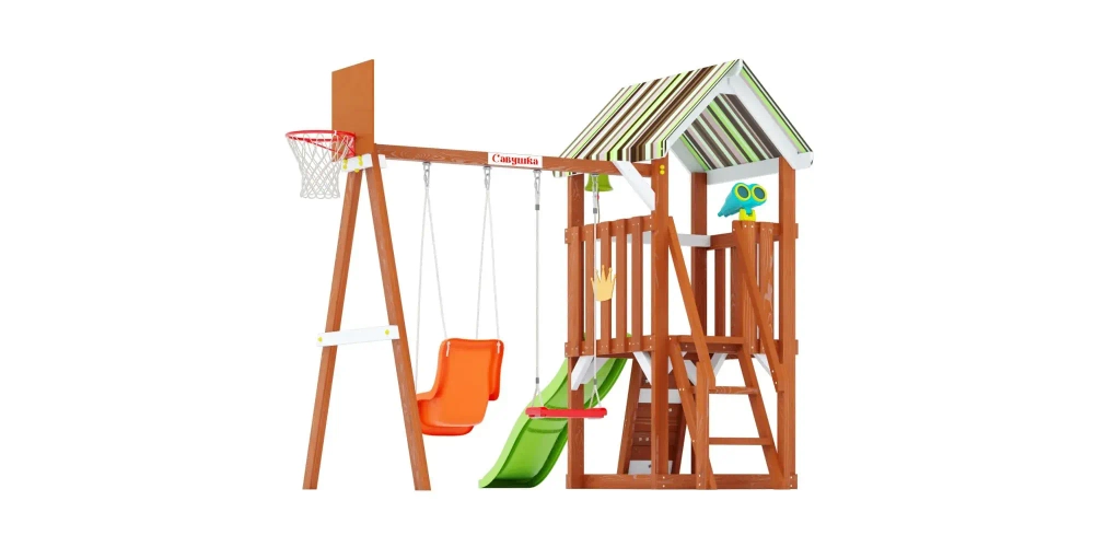 Детская площадка Савушка Тусун - 11 (салатовый)