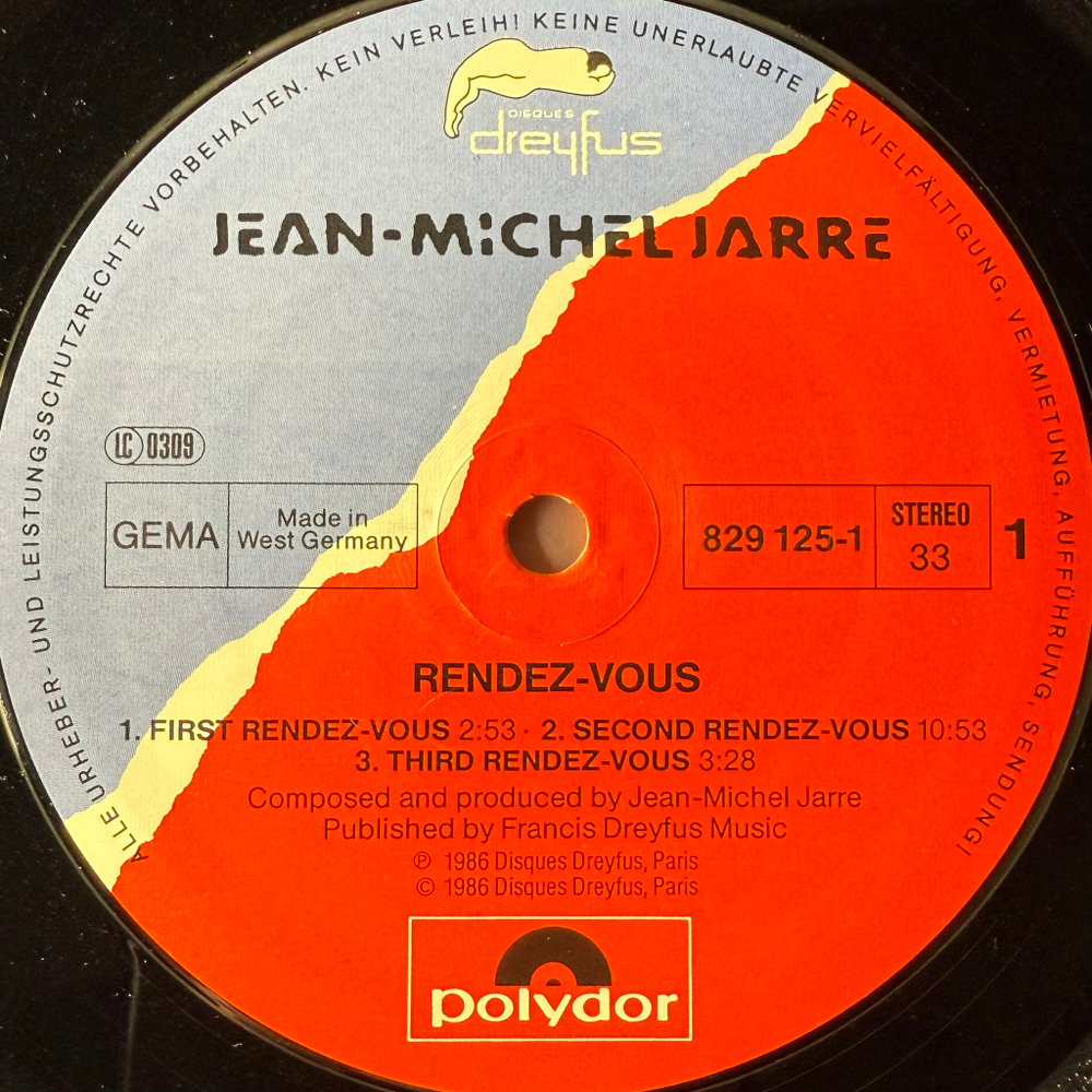 Jean-Michel Jarre - Rendez-Vous (Германия 1986г.)