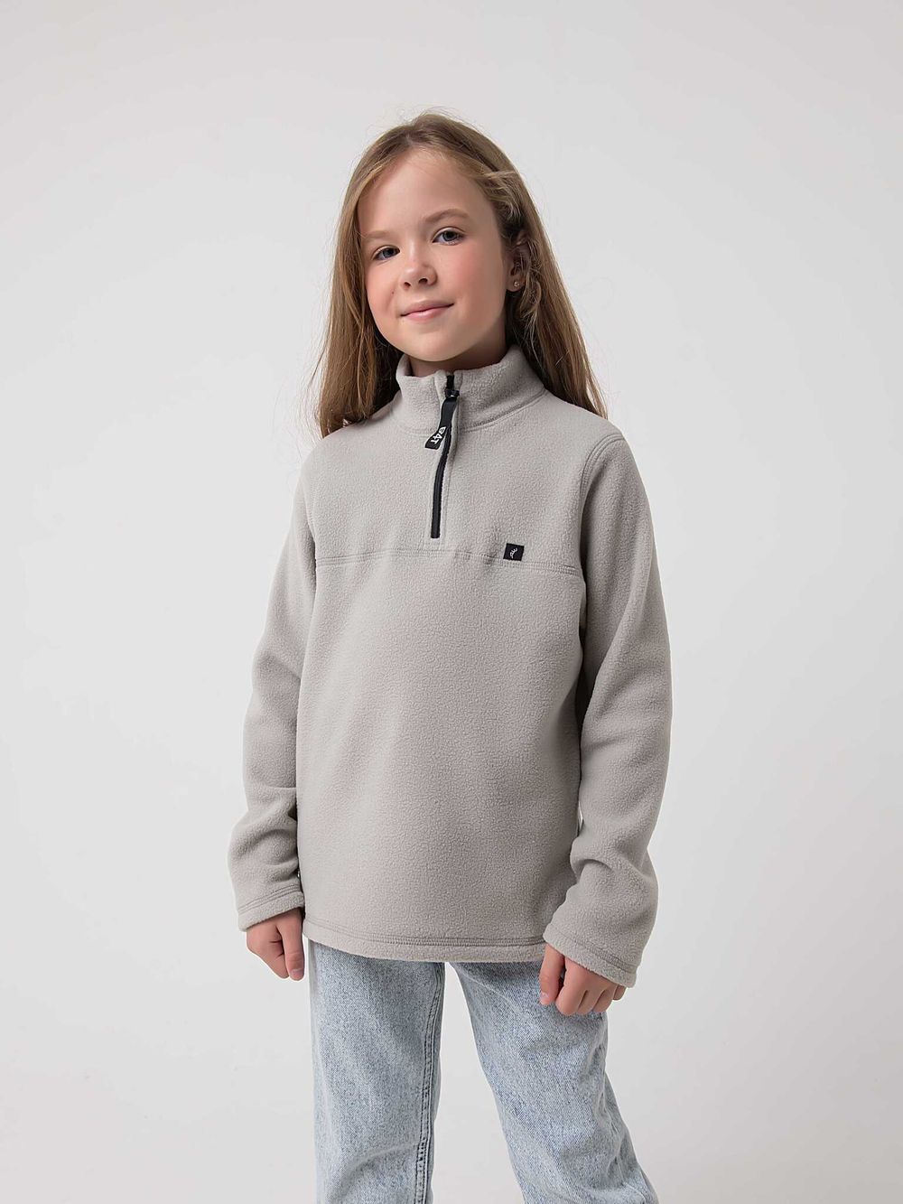 Олимпийка флисовая "Пепел" 7+