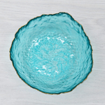 Миска 20,8см, зеленая с золотой каймой, NNSW11