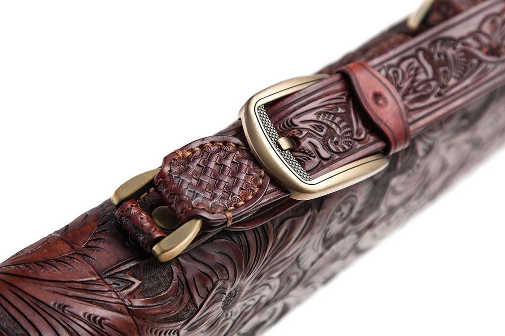 Тубус для кия "Classic ZG22" (2/2, натуральная кожа)