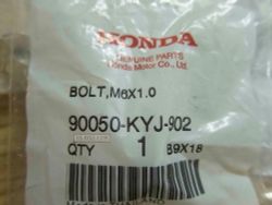 90050-KYJ-902. BOLT, 6X1.0