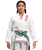 Детское кимоно Tatami PRO SERIES - WHITE & WILD ROSE
