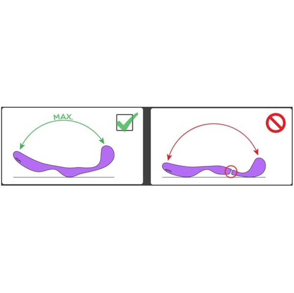Розовый вибромассажер 18см с гибким клиторальным отростком Adrien Lastic G-Wave