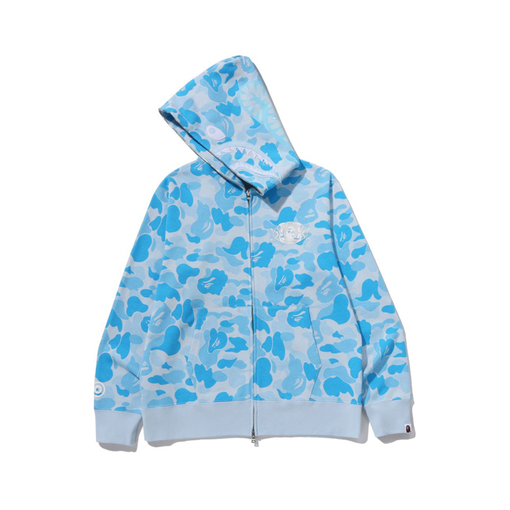 A Bathing Ape Bathing Ape Sweatshirts Cardigan Cotton Moderate No Fleece Lined Zip Closure 0zxswm001151q