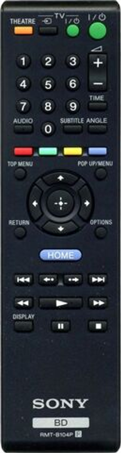 Пульт для Blu-ray плееров Sony RMT-B104P orig
