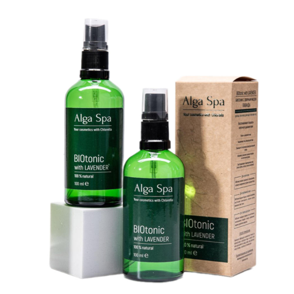 БИОтоник Alga Spa с эфирным маслом лаванды «BIOtonic with LAVENDER» (pH 7), 100мл