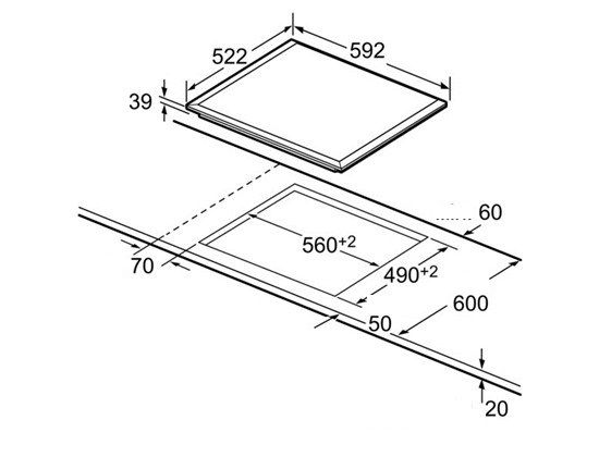 Электрическая варочная панель Bosch PKF651F17E