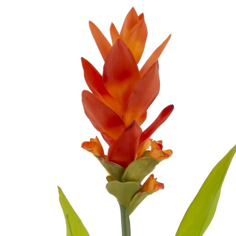 GAEM Цветок искусственный "Бромелия" (Real Touch), L11 W8 H71 см