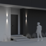 Уличный настенный светодиодный светильник Maytoni Twist O040WL-L11W3K