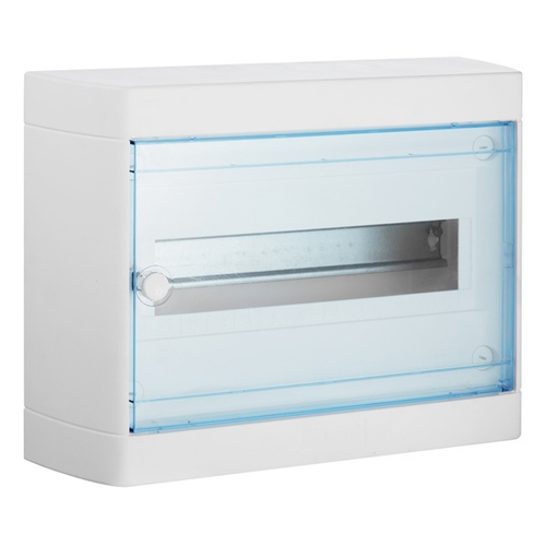 Щит пластиковый накладной Nedbox на 12 (+1) модулей прозрачная дверь шины N+PE Legrand 601246