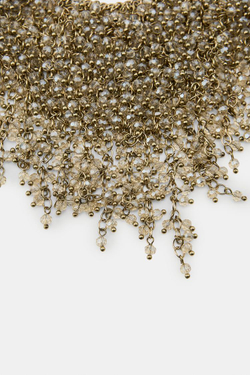 ZARA КАСКАДНОЕ ОЖЕРЕЛЬЕ СО СТРАЗАМИ, ЗОЛОТИСТЫЙ