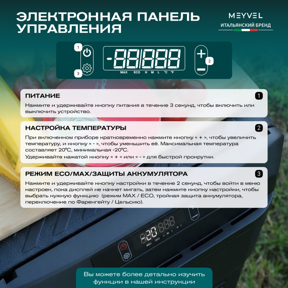 Автохолодильник Meyvel AF-M40 (Чёрный)