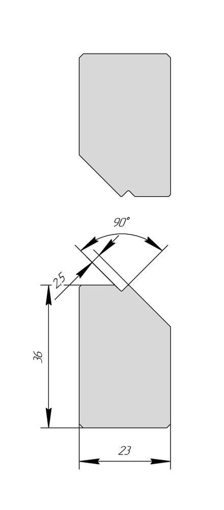 Z-вставки AZI 1275 90° Z2,5