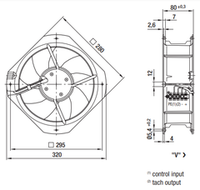 Вентилятор осевой W1G250-CI67-52